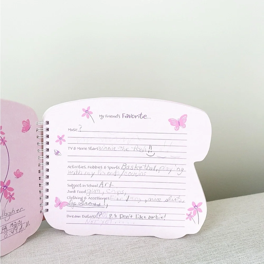 90s vintage Barbie Friendship Notebook Diary
